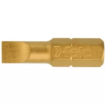 Бита шлицевая плоская Felo TiN Plus SL8х1,2х25 мм 10 шт.