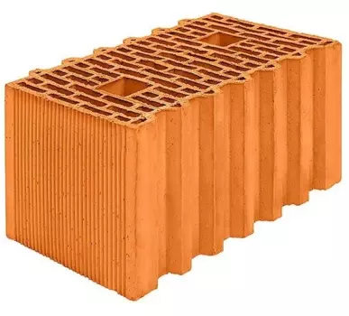 Блок керамический M100 Wienerberger Porotherm 44 Green Line оранжевый 440х250х219 мм