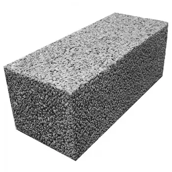 Блок керамзитный полнотелый 400х200х100 мм