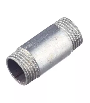 Бочонок 1/2" наршх1/2" нарш стальной оцинкованный