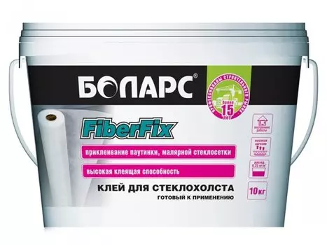 Боларс FiberFix, 10 кг, Клей готовый для стеклохолста