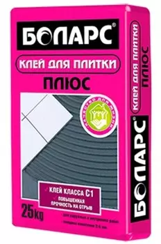 Боларс Плюс, 25 кг, Клей для плитки