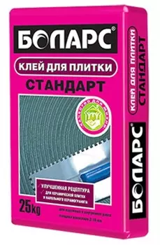 Боларс Стандарт, 25 кг, Клей для плитки