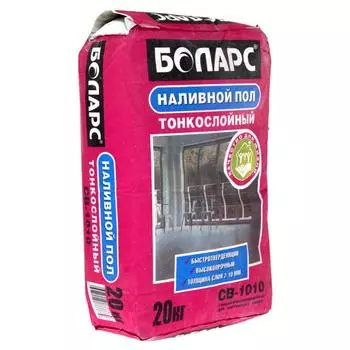 Боларс СВ-1010, 20 кг, Наливной пол финишный