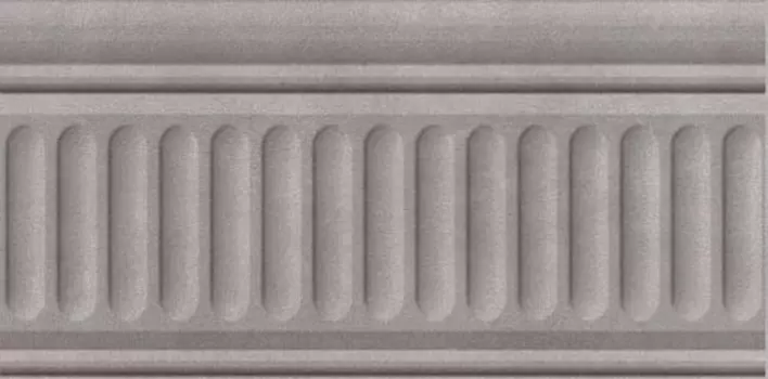 Бордюр Kerama Marazzi Александрия 19033\3F серый 9.9х20 см