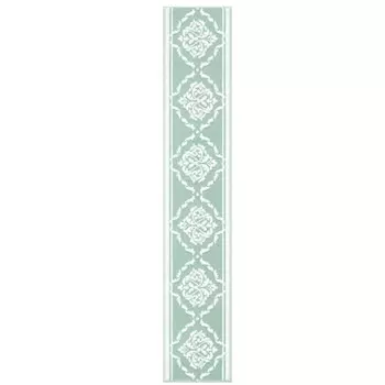 Бордюр керамический для пола Kerama Marazzi Петергоф зеленый 77х402 мм