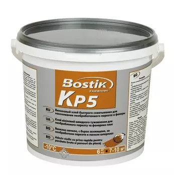 Bostik Tarbicol КР5, 6 кг, Клей виниловый для паркета