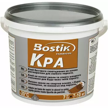 Bostik Tarbicol КРA 7 кг, Клей виниловый для паркета спиртовой