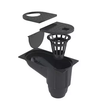 Бокс водосточный Standartpark PolyMax Basic БВ-30.16-ПП с вертикальным отводом