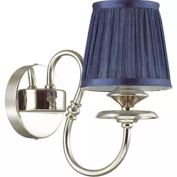 Бра Odeon Light Mirella 4191/1W хром/синий E14 1х40W 220V