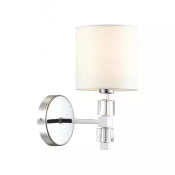 Бра Odeon Light Pavia 4113/1W хром/белый E14 40W