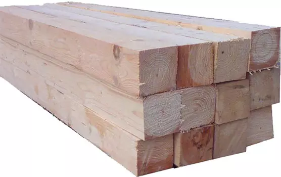 Брус обрезной хвойный 100х100 мм 6 м