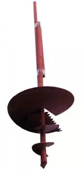 Бур садовый шнековый с удлинителем 31-12А 350 мм