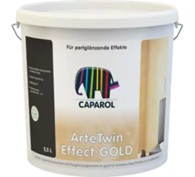 Caparol ArteTwin Effect Gold, 2.5 л, Шпатлевка готовая декоративная