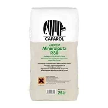 Caparol Capatect Mineralputz R 30, 25 кг, Штукатурка декоративная минеральная