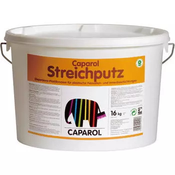 Caparol Streichputz, 16 кг, Штукатурка декоративная дисперсионная