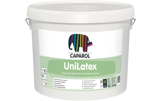 Caparol UniLatex 10 л, Краска интерьерная акрилатная (белая матовая)