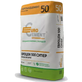 Цемент Eurocement Супер М500 Д0 50 кг
