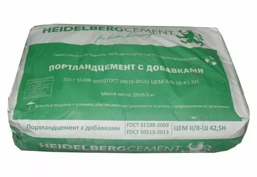 Цемент Heidelberg М500 Д20 25 кг