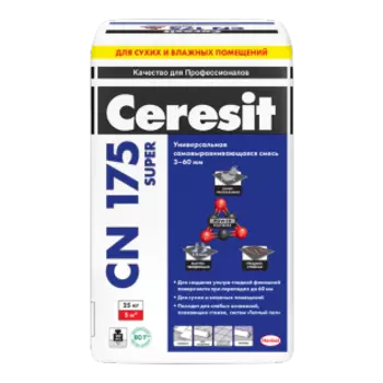 Ceresit CN 175 Super 25 кг, ровнитель для пола самовыравнивающийся
