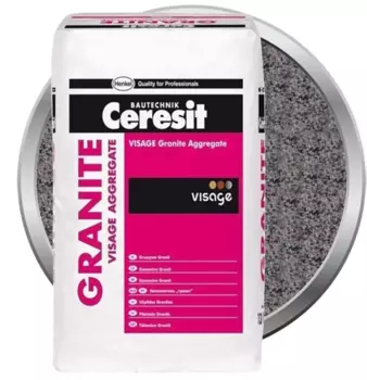 Ceresit CT 710 Visage Granite Aggregate Brasilia Rose, 13 кг, Наполнитель для декоративной штукатурки