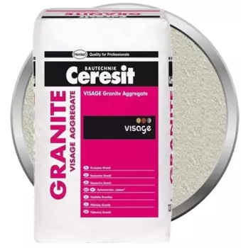 Ceresit CT 710 Visage Granite Aggregate Panama Cream, 13 кг, Наполнитель для декоративной штукатурки