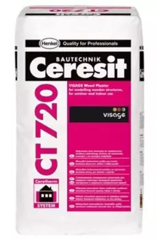 Ceresit CT 720 Visage, 25 кг, Штукатурка декоративная цементная