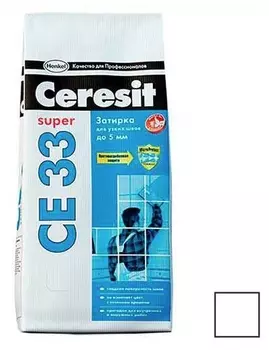 Ceresit СЕ 33 Super 01, 5 кг, Затирка