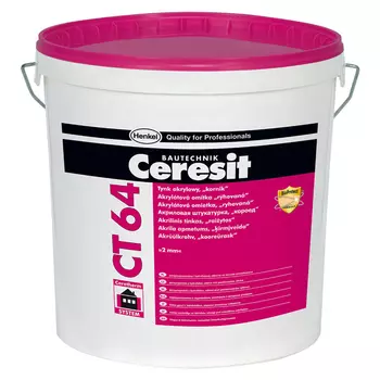 Ceresit СТ 64, 25 кг, Штукатурка декоративная акриловая