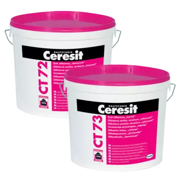 Ceresit СТ 73, 25 кг, Штукатурка декоративная силикатная
