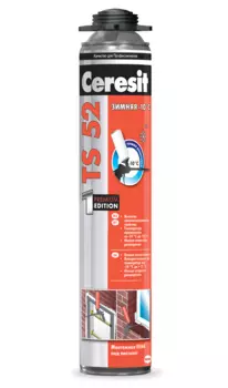 Ceresit TS 52, 750 мл, Пена монтажная профессиональная зимняя