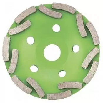 Чашка алмазная 125мм, двухрядная, зачистная "СИБРТЕХ" /72955