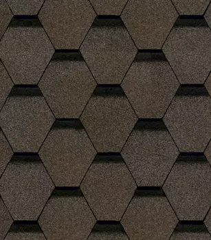 Черепица гибкая Docke Europa Karat коричневый 3 м2