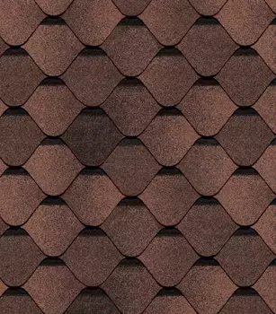 Черепица гибкая Docke PIE Premium Ницца кофе 2.9 м2