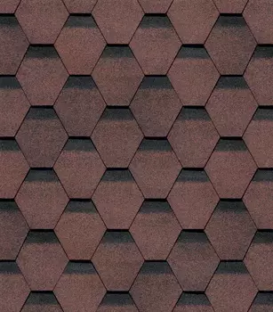 Черепица гибкая Docke PIE Premium Шеффилд клубника 3 м2