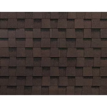 Черепица гибкая многослойная Технониколь Shinglas Фазенда коричневый 2.6 м2