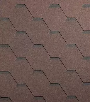 Черепица гибкая Технониколь Shinglas Кадриль соната коричневый/агат 3 м2