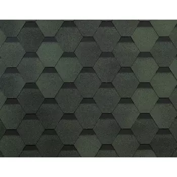 Черепица гибкая Технониколь Оптима зеленый 3 м2