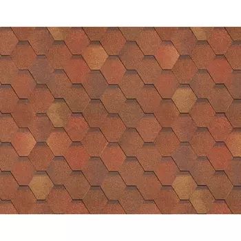 Черепица гибкая Технониколь Shinglas Классик Кадриль яшма 3 м2