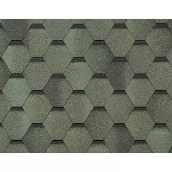 Черепица гибкая Технониколь Shinglas Комфорт Сальса авокадо 3 м2