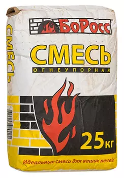 Cмесь кладочная огнеупорная 25 кг