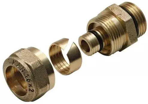 Cоединитель свинчиваемый KAN-therm 9001.44 G1/2 18х2.5 мм НР