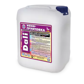 Dali, 10 л, Нано-грунтовка проникающая акриловая