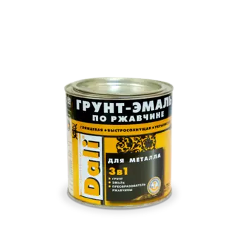 Dali 3 в 1 0.75 л, Грунт-эмаль алкидная по ржавчине (серая)