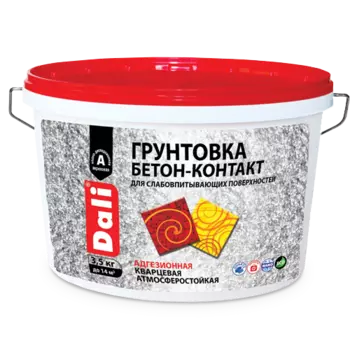 Dali Бетон-контакт, 12 л, Грунтовка для бетона акриловая