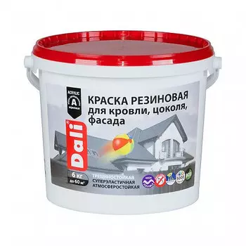 Dali краска резиновая база А 6 кг 1 50266