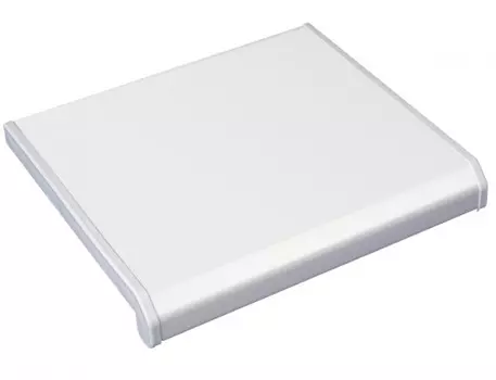 Danke Lucido Bianko (белый), 15 см, Подоконник ПВХ