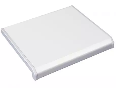 Danke Lucido Bianko (белый), 25 см, Подоконник ПВХ