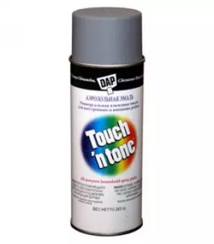 Dap Touch'n Tone 283 мл, Эмаль аэрозольная универсальная (серая)