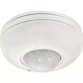 Датчик движения ИК потолочный 1200w 360 градусов 6 м IP20 белый